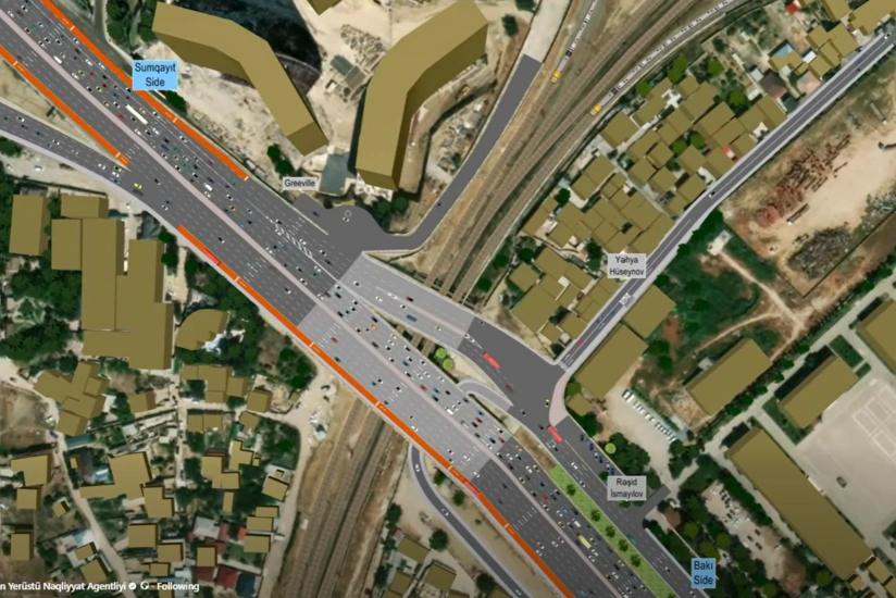 В Бинагадинском районе меняют организацию движения на перекрестке