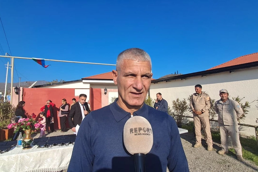 Sos sakini: Yenidən qurulan kəndimizə böyük sevinc hissi ilə qayıdırıq