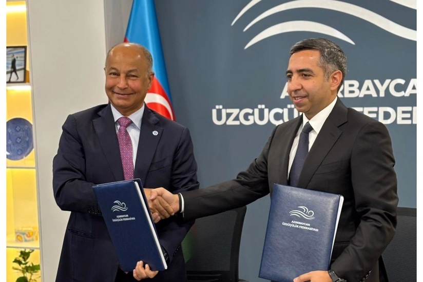 Üzgüçülük üzrə Dünya Kubokunun Azərbaycanda keçirilməsi ilə bağlı rəsmi müqavilə imzalanıb