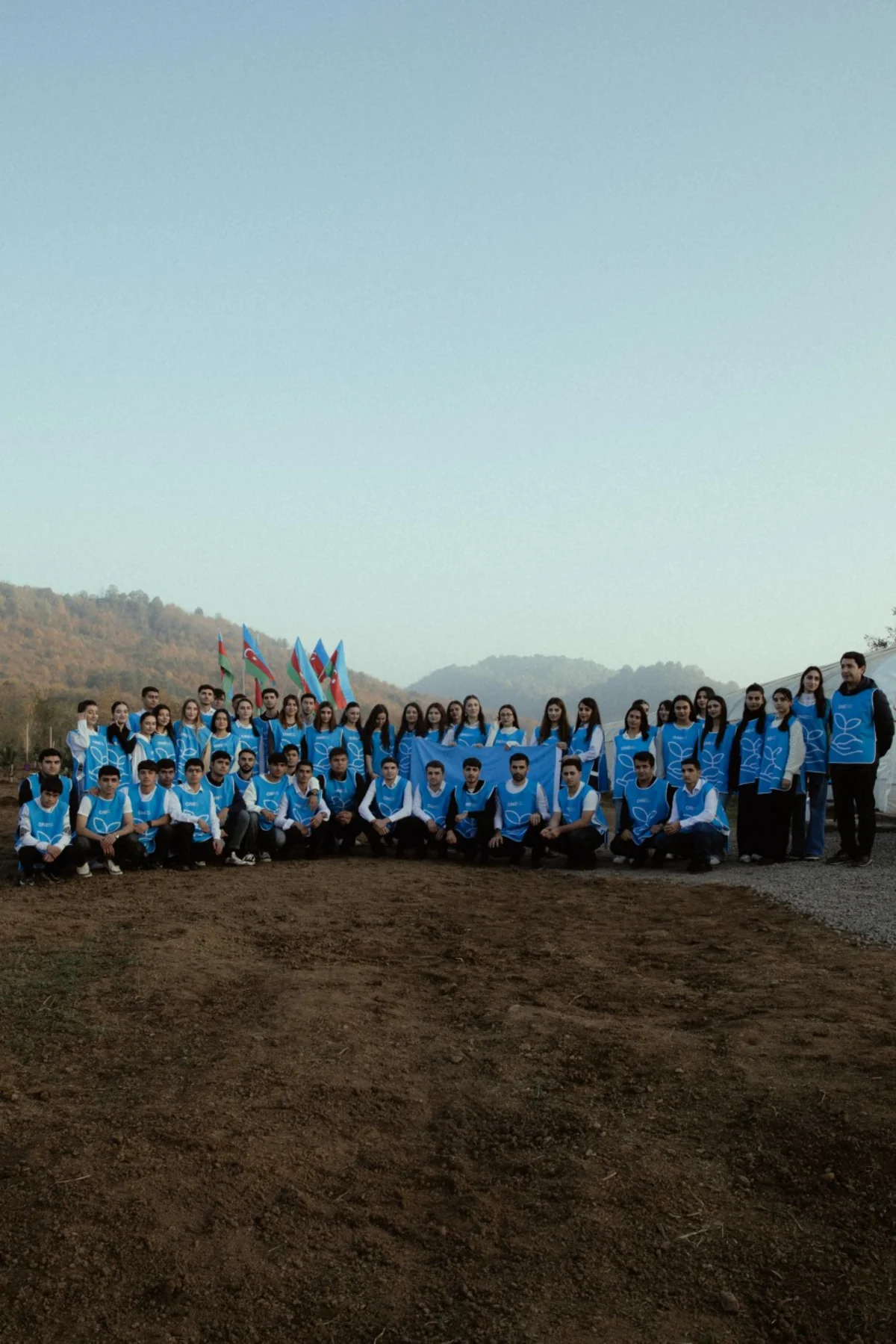 Leyla Aliyeva, Arzu Aliyeva, and Alena Aliyeva participate in ecological actions in Lankaran