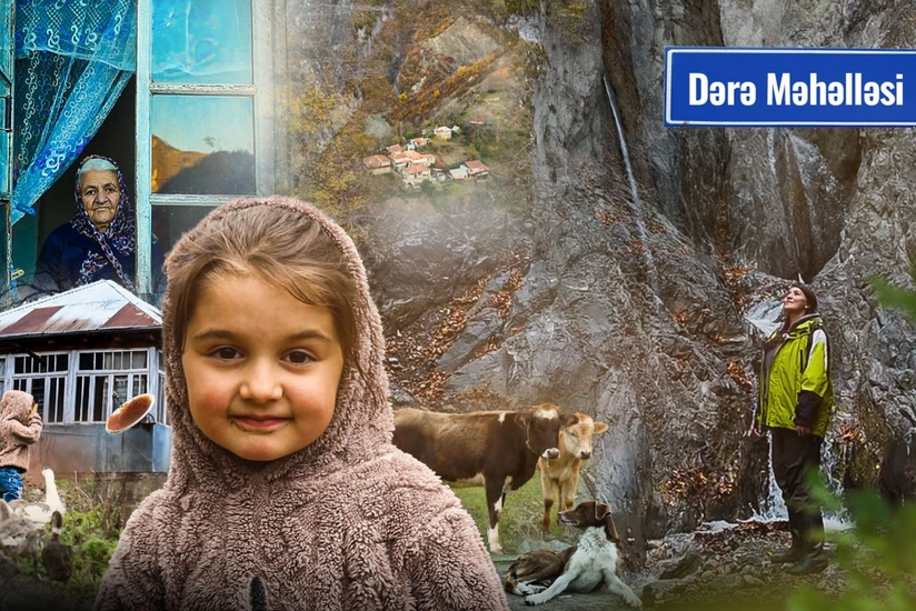 Bu kənddə heç kim xəstələnmir - yolu olmayan, 4 ailənin yaşadığı Dərə məhəlləsindən VİDEOREPORTAJ