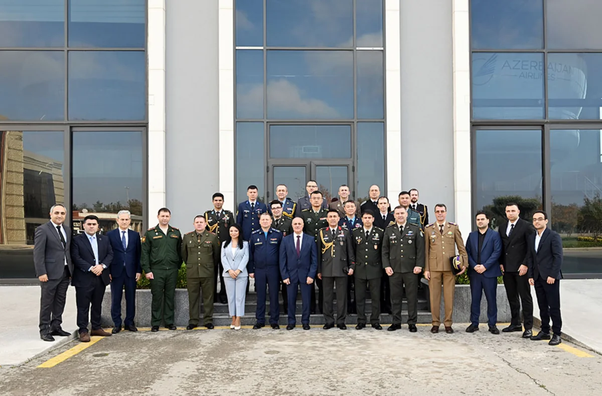 Hərbi attaşelər Milli Aviasiya Akademiyasını ziyarət ediblər