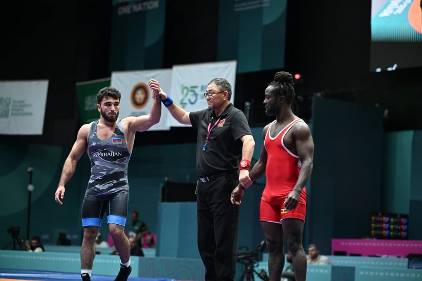 Azərbaycanın daha bir sərbəst güləşçisi İslamiadada finala vəsiqə qazanıb - YENİLƏNİB