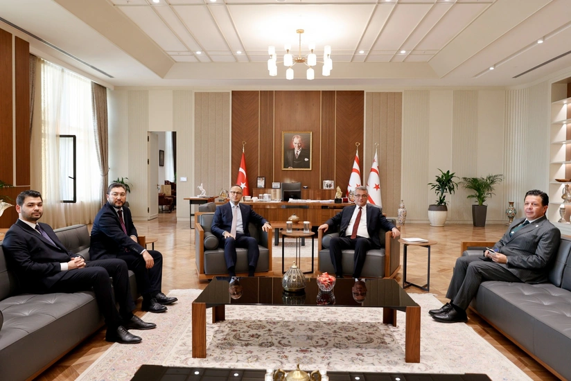 Şimali Kipr Prezidenti TÜRKPA-nın Baş katibini qəbul edib