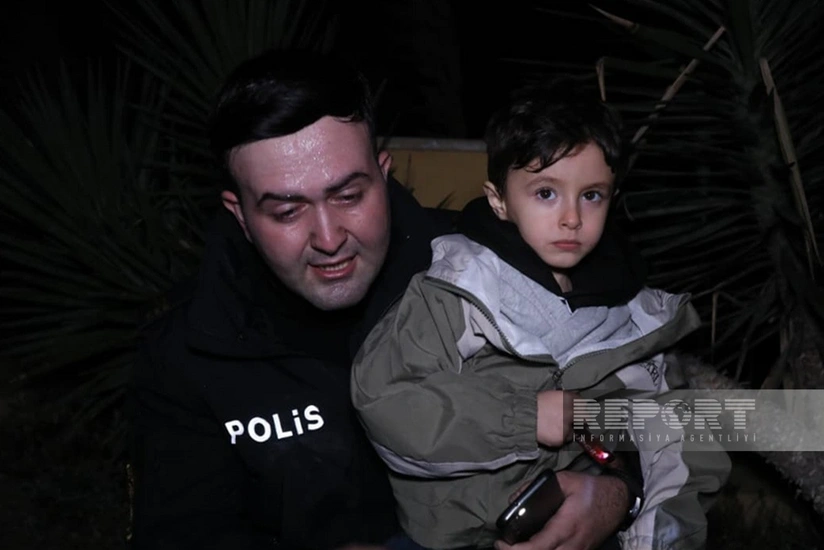 Yasamalda polis əməkdaşları yanğın baş verən əraziyə cəlb edilib