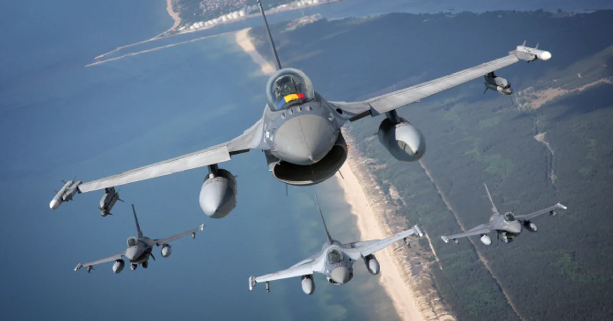 Румынские ВВС поднимали F-16 из-за атаки РФ на Одесскую область