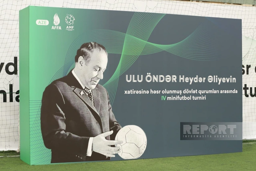 Heydər Əliyevin xatirəsinə həsr olunmuş minifutbol turnirinin açılış mərasimi keçirilib