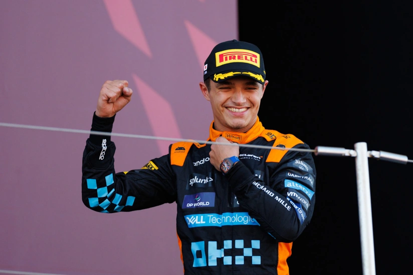 Lando Norris ilk komandası ilə keçirdiyi yarışların sayına görə rekorda imza atıb