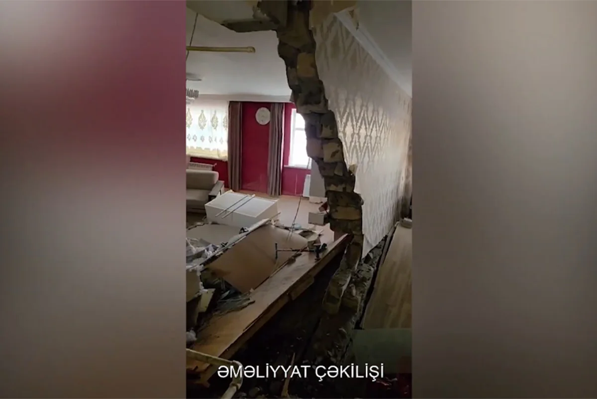 Goranboyda yaşayış binasındakı uçqunda xəsarət alanların vəziyyətləri orta ağırdır - YENİLƏNİB-2
