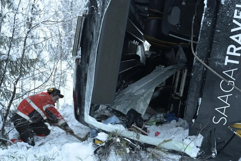 В Швеции автобус со студентами попал в ДТП