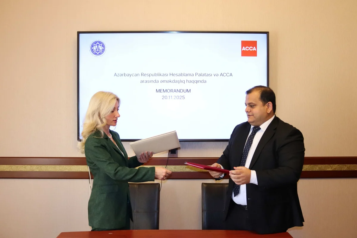 Hesablama Palatası ilə ACCA arasında əməkdaşlıq memorandumu imzalanıb