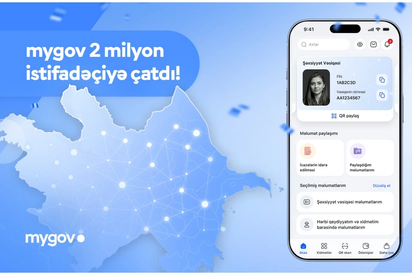 mygov platformasından istifadə edən vətəndaşların sayı 2 milyonu ötüb