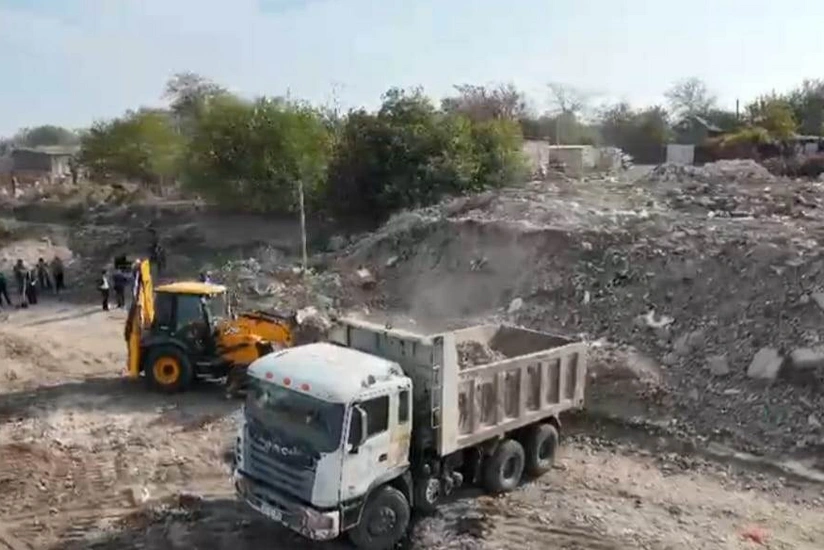 Köhnə Gəncə ərazisində təmizlik işləri aparılır