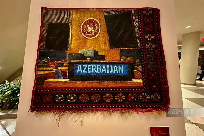 BMT-nin Baş Qərargahında Azərbaycan Xalçalarının İkinci Həyatı sərgisi açılıb