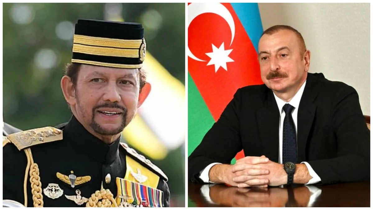 Azərbaycan və Bruney liderləri bir-birilərini təbrik ediblər