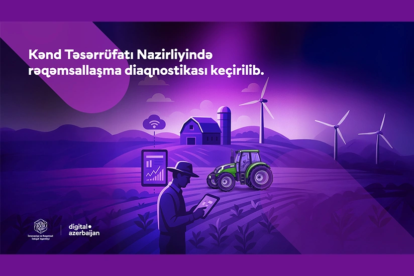Rəqəmsal İnkişaf və Nəqliyyat Nazirliyi tərəfindən Kənd Təsərrüfatı Nazirliyinin rəqəmsallaşma səviyyəsi qiymətləndirilib