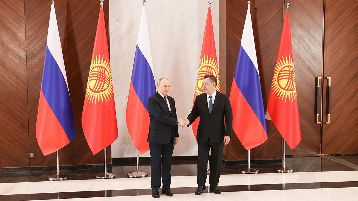 Путин и Жапаров в Бишкеке подписали совместное заявление об укреплении союзничества