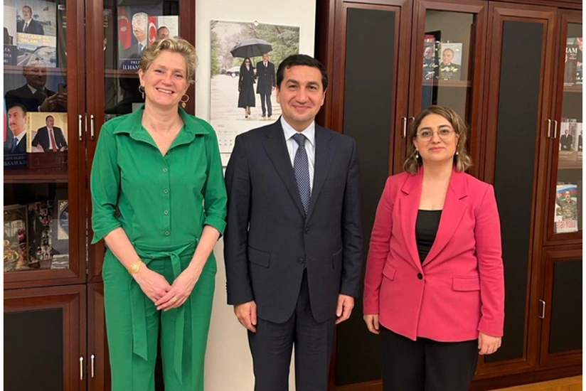 Niderland səfiri Azərbaycan Prezidentinin köməkçisi ilə ikitərəfli münasibətləri müzakirə edib