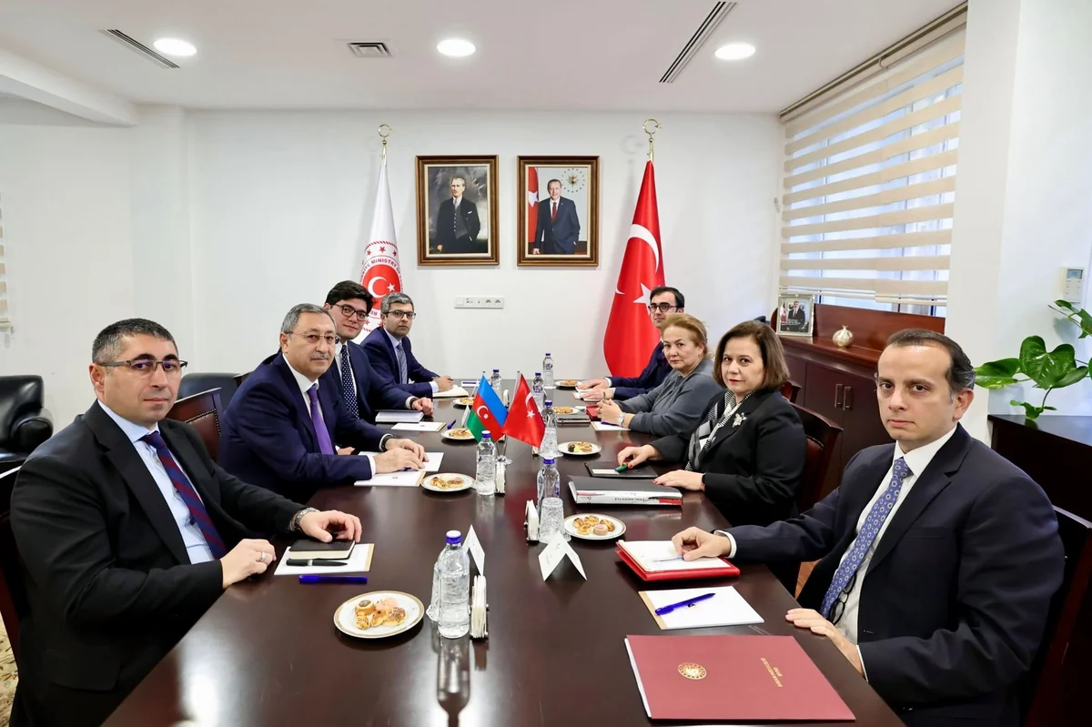 Xələf Xələfov Türkiyə XİN başçısının müavini ilə görüşüb