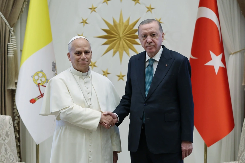 Ərdoğan Roma Papasını qəbul edib - YENİLƏNİB