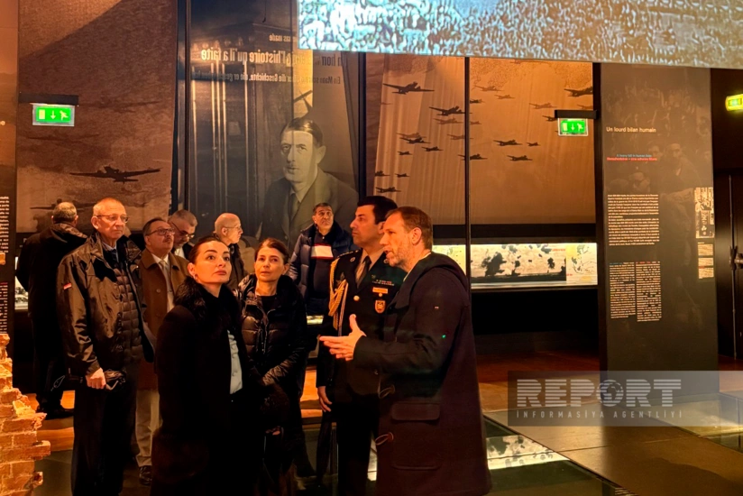 Сотрудники посольства Азербайджана во Франции посетили дом Шарля де Голля