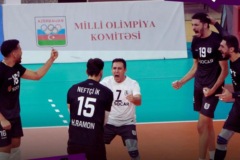 Kişi voleybolçular arasında Azərbaycan Yüksək Liqasında Ordu və Neftçi qələbə qazanıb