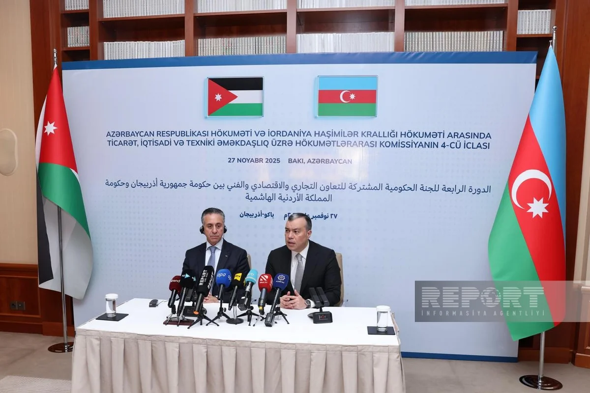 Minister: Government agencies of Azerbaijan, Jordan to create necessary mechanisms to expand cooperation