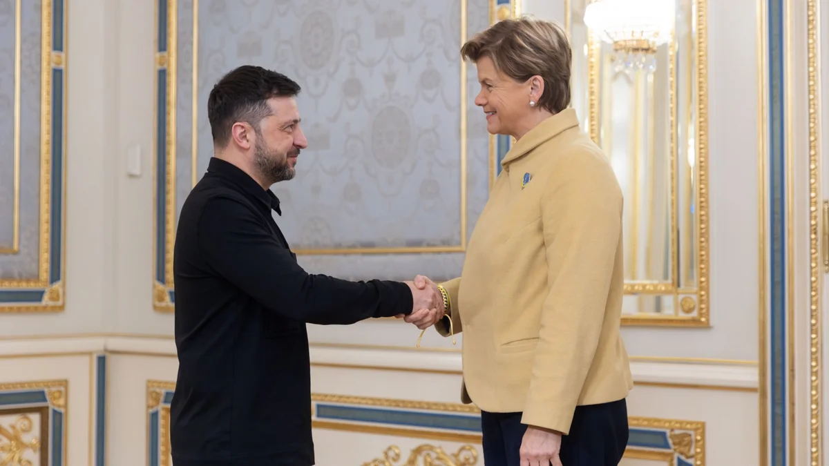 Зеленский и глава МИД Латвии обсудили оборонную поддержку Украины
