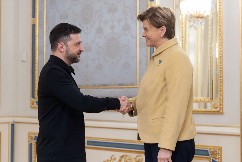 Zelenski və Latviyanın xarici işlər naziri Ukraynaya müdafiə dəstəyini müzakirə ediblər