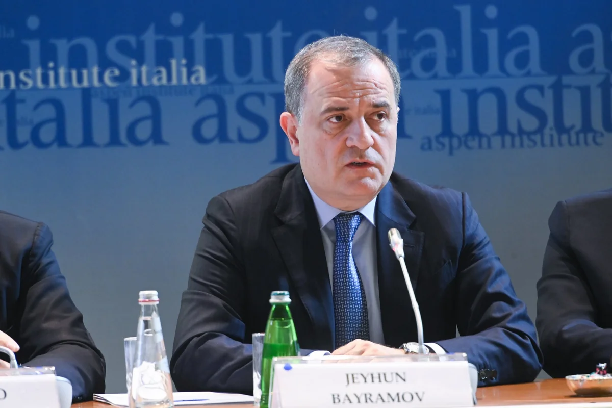 Ceyhun Bayramov Aspen Institute Italiada keçirilən dəyirmi masa müzakirəsində iştirak edib