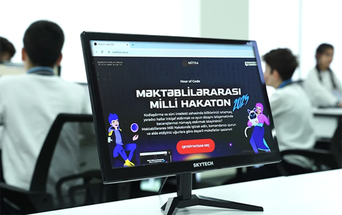 Məktəblilərarası Milli Hakaton yarışmasının final mərhələsi keçirilib