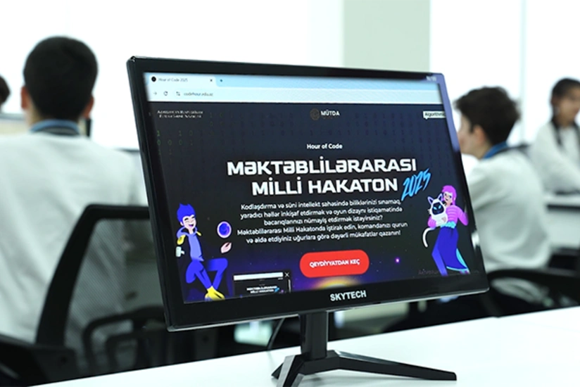Məktəblilərarası Milli Hakaton yarışmasının final mərhələsi keçirilib
