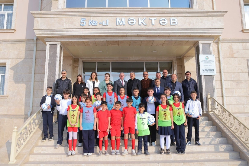 Naxçıvanda Məktəblərdə Futbol Dərsi layihəsinə start verilib