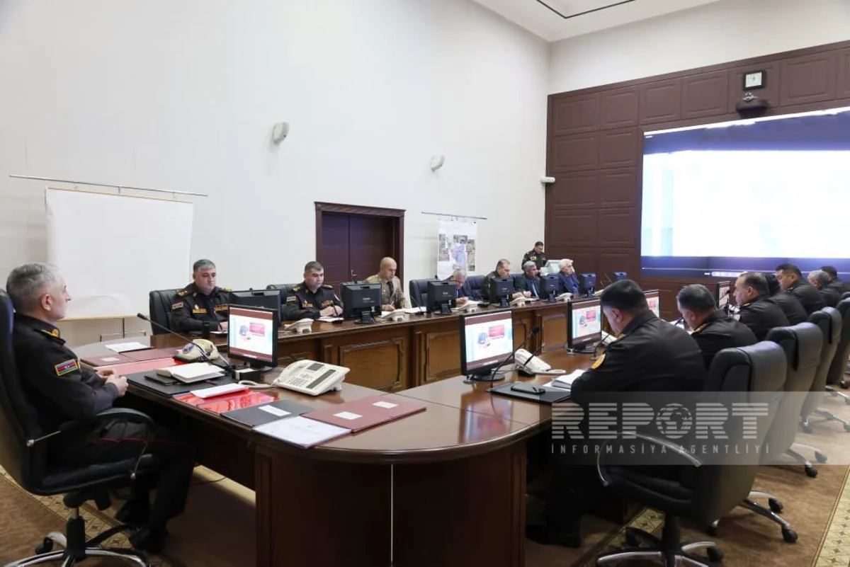 FHN Naxçıvanda komanda-qərargah təlimi keçirib