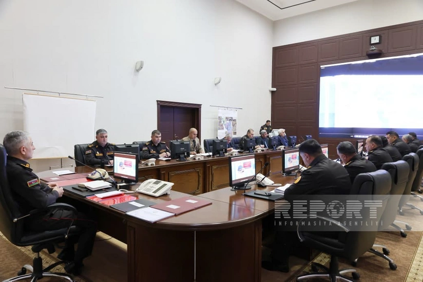 FHN Naxçıvanda komanda-qərargah təlimi keçirib