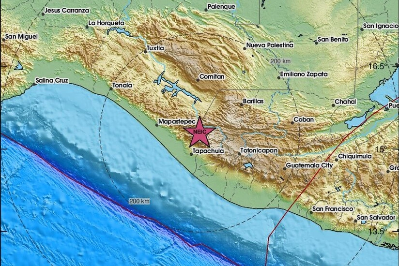 Qvatemalada 5,8  maqnitudalı zəlzələ baş verib