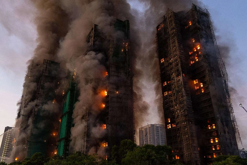 Hong Kong: Death toll in high-rise fire rises to 146 as more bodies found in burned buildings