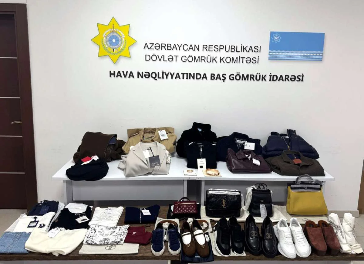 Таможня предотвратила незаконный ввоз в Азербайджан брендовых изделий на 276 тыс. манатов