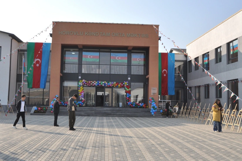 Cəbrayıl rayonu Horovlu kənd tam orta ümumtəhsil məktəbi fəaliyyətə başlayıb
