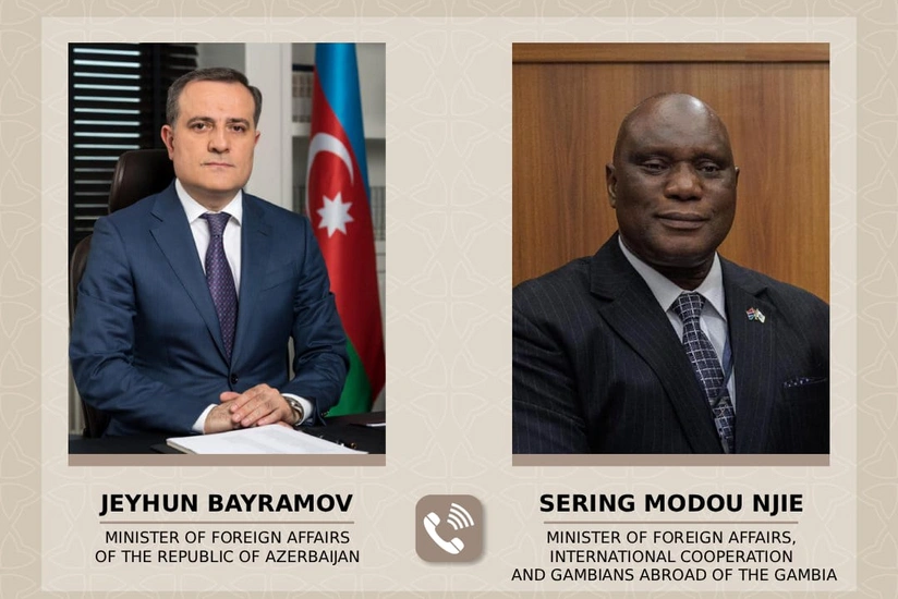 Ceyhun Bayramov qambiyalı həmkarını xarici işlər naziri vəzifəsinə təyinatı münasibətilə təbrik edib