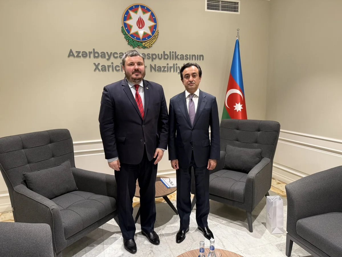 Ukrainian and Azerbaijani diplomats discuss deepening relations between Kyiv and Baku