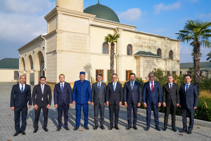 Ramin Məmmədov Göyçayda Qarabaqqal kənd məscidini ziyarət edib