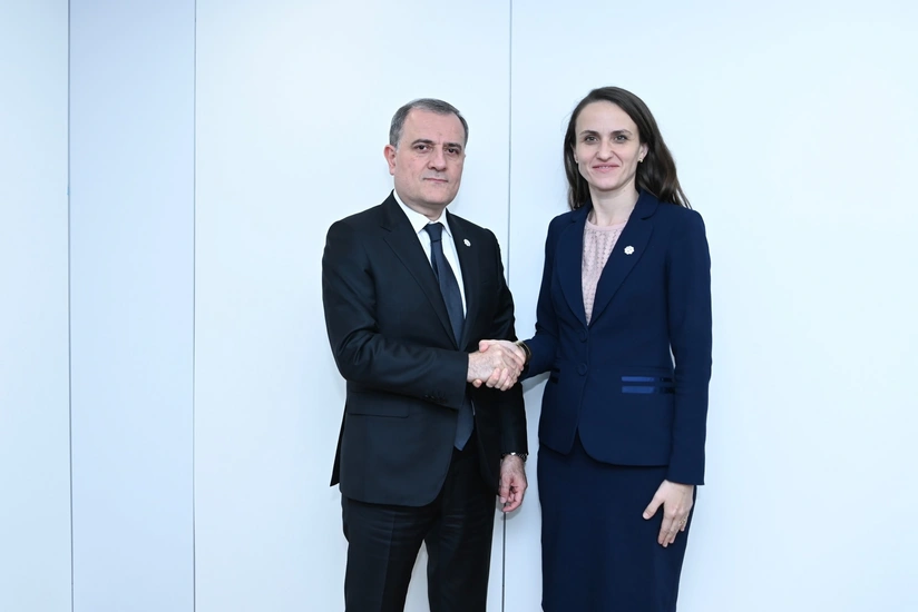 Ceyhun Bayramov Vyanada rumıniyalı həmkarı ilə görüşüb