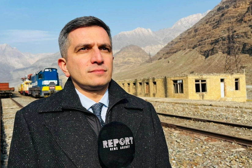 Ordubadda Ermənistanla sərhəddə dəmiryol stansiyanın ərazisində tikintiyə başlanılıb