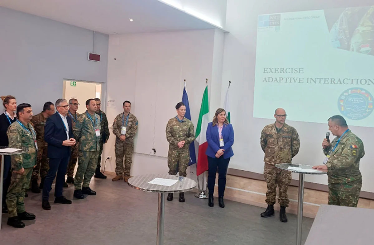 Azerbaijani delegation participates in civil-military co-op exercise in Italy