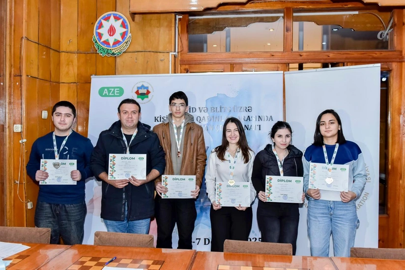 Şahmat üzrə Azərbaycan çempionatının mükafatçıları müəyyənləşib