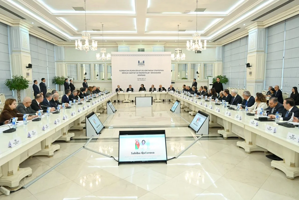 Milli Məclisdə Azərbaycan dilinin mövcud vəziyyətinə həsr olunan konfrans keçirilib