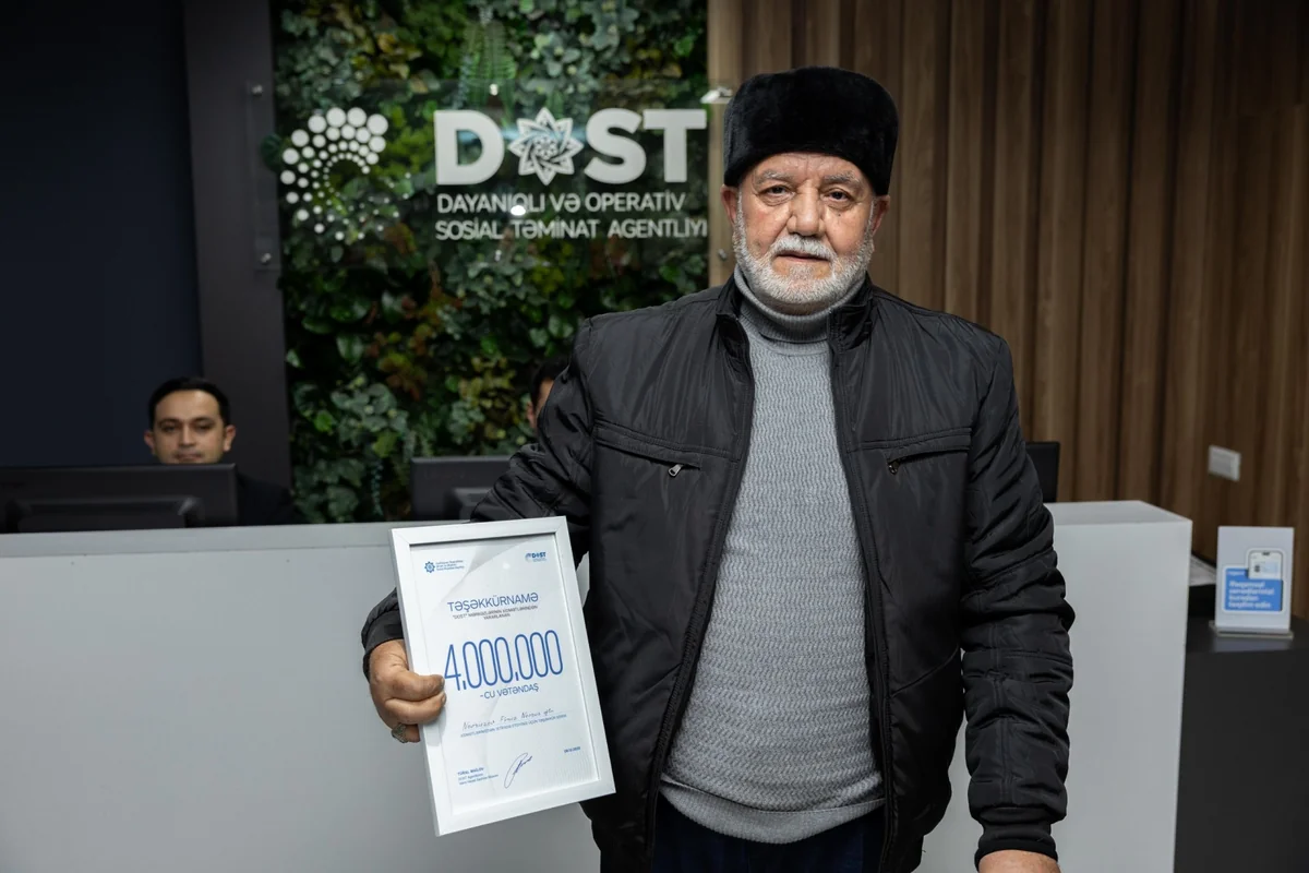 DOST mərkəzlərində xidmət göstərilən vətəndaşların sayı 4 milyona çatıb