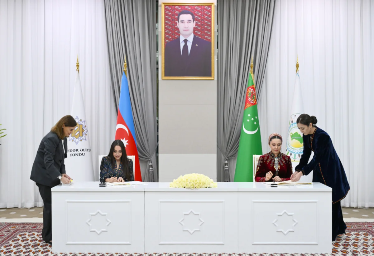 Heydər Əliyev Fondu və Qurbanqulu Berdiməhəmmədov adına xeyriyyə Fondu anlaşma memorandumu imzalayıb