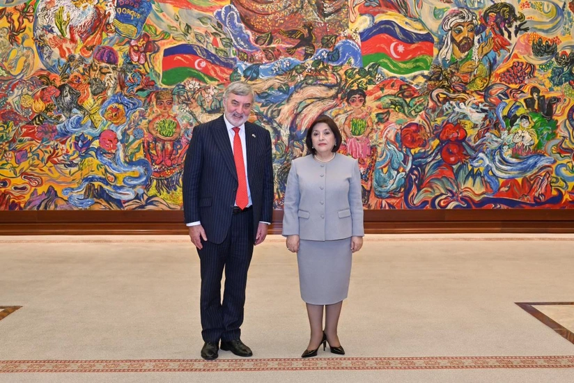 Milli Məclisin sədri Britaniyanın Azərbaycan üzrə ticarət elçisi ilə görüşüb